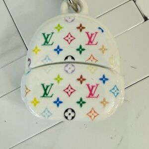 Multicolor logo mini backpack fits Pop marts Labubu doll